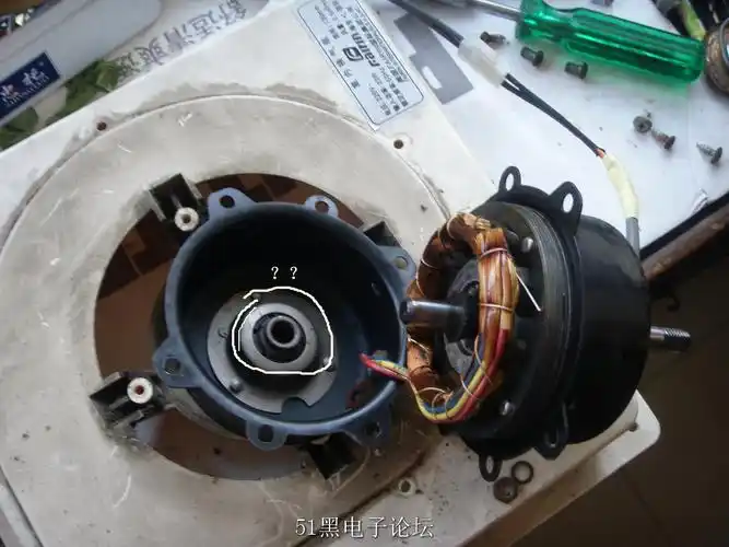 这个排风扇电机轴承我是没辙了