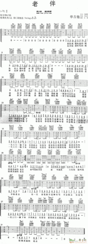 老伴 吉他谱 - 第1张