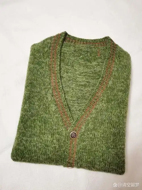 男款毛衣开衫(分享编织数据)