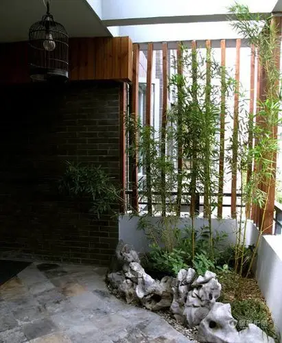 先来看看入户花园吧,很像苏州园林的感觉有木有?