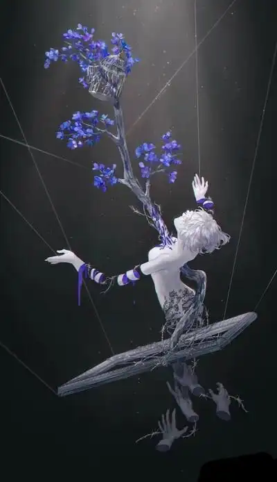 笼中之鸟,你心往何方?在别处看到,侵删.