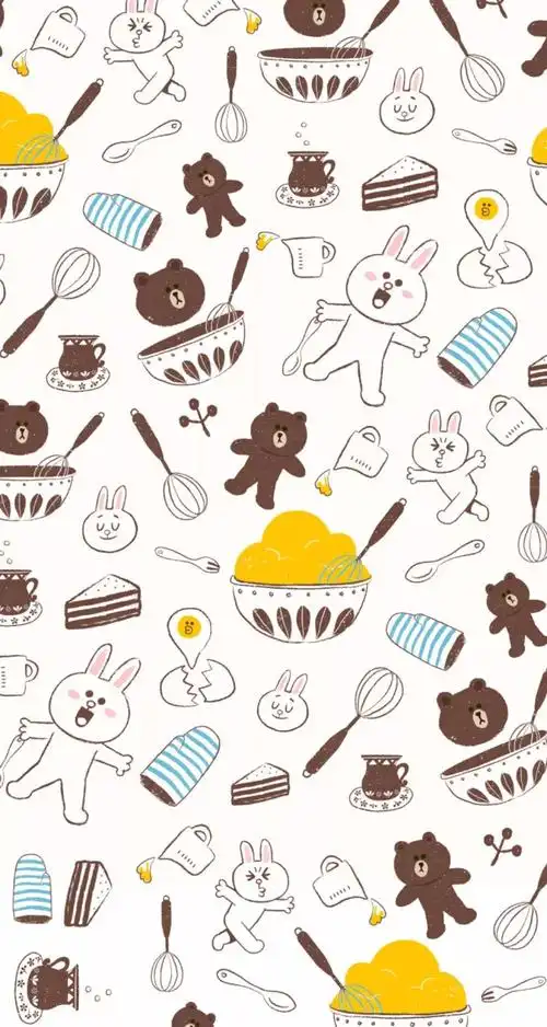 line系列锁屏壁纸来袭,快快接住!