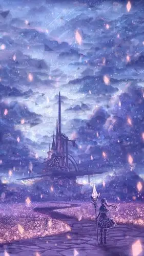 二次元梦幻场景系列插画图集!我们活在现实里,却也活在童话中