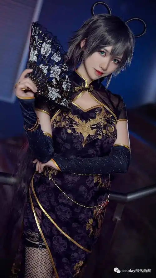 cos旗袍洛天依金丝雀cos正片鳗鱼霏儿