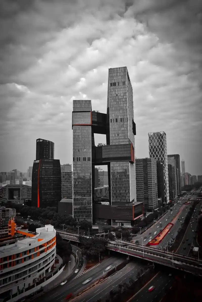 深圳企鹅帝国.腾讯大厦夜景#城市的夜晚 #地标建筑 #摄影  - 抖音