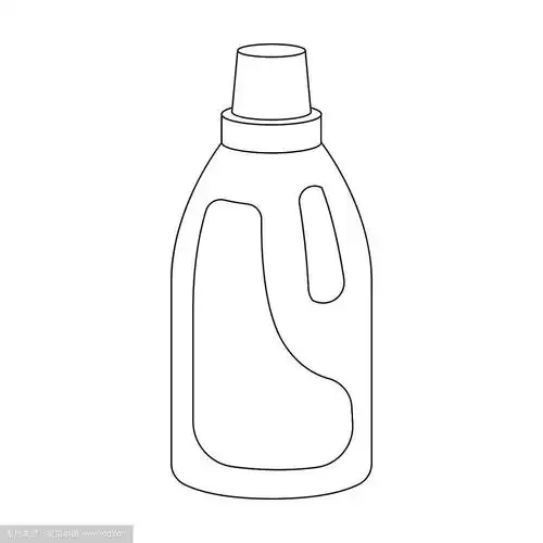 洗衣粉图标在轮廓风格孤立