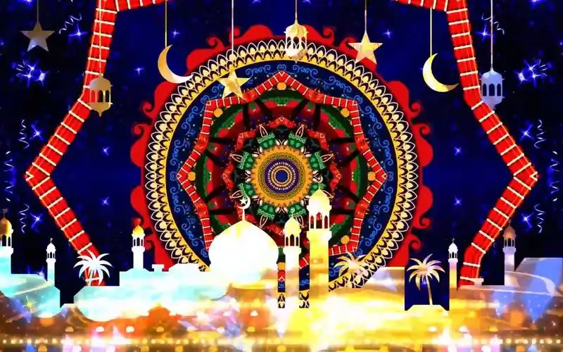 民族舞《石榴红了》音乐视频背景画面 舞蹈背景视频