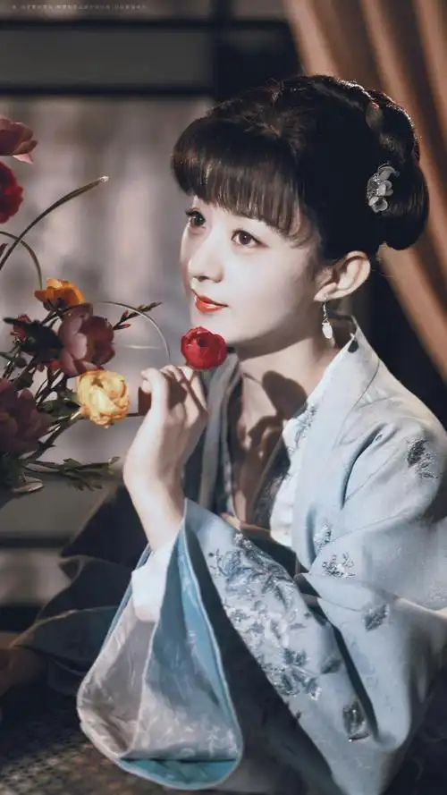 赵丽颖全世界最好的颖宝宝盛明兰修图cr扇子要开花儿