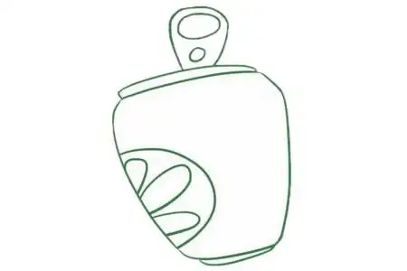 易拉罐简笔画图片