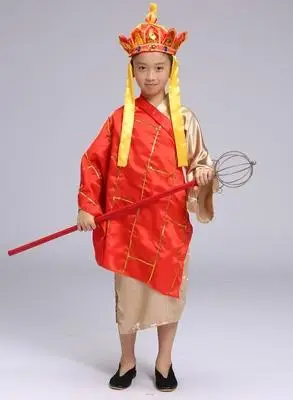 西游记演出服道具全套儿童唐僧服装唐僧表演衣服唐僧角色扮演服装