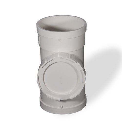 pvc排水管件立管检查口管件配件带口三通立检口堵头清扫口