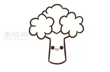花菜怎么画才好看一步一步教你画花菜简笔画
