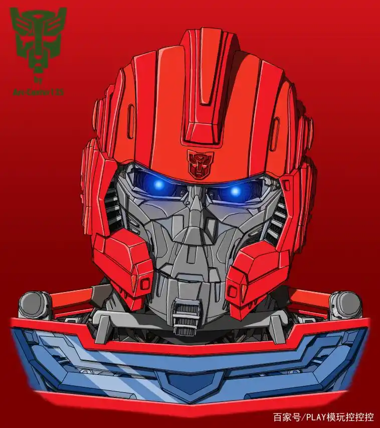 变形金刚大黄蜂电影博派二次元风格角色头像