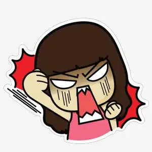 关键词 : 女孩,卡通,头像,可爱,人物,生气,发火