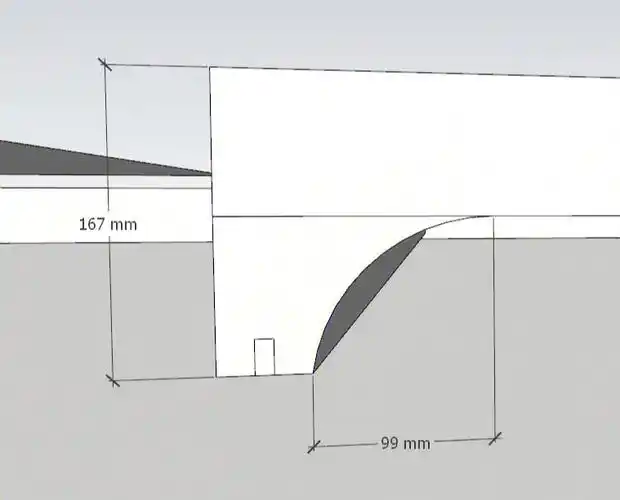 95今天木工师傅开始做造型了,图266是主卧效果图,喜欢这个小小的