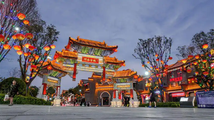 洛阳:旅游打卡新地标---河洛古城