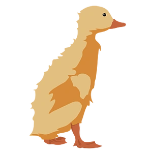 小鸭子丑小鸭家禽卡通手绘