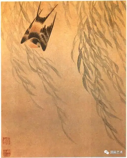 清晨阅读丨古今名家笔下的柳燕图:桃花含笑柳含烟,燕子飞飞三月天