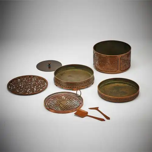 陈巧生铜炉 隐逸江南印香炉 巧生炉 手工仿古丁月湖印香炉