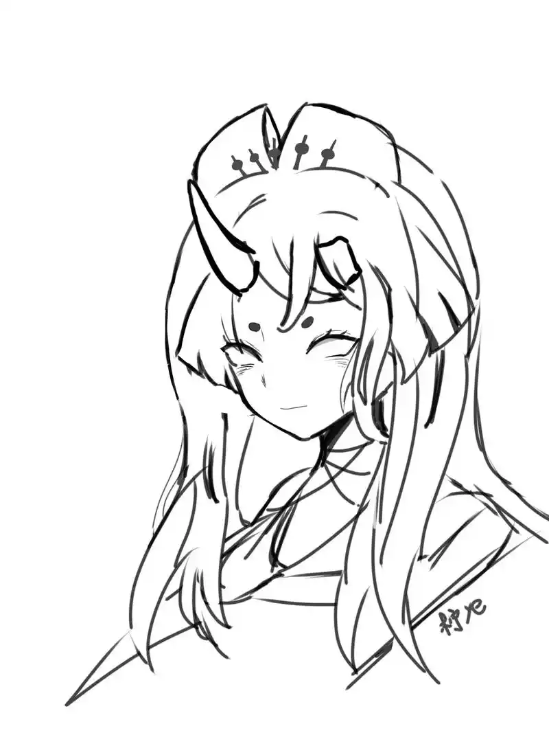 摸鱼 #绘画 #儿童画 #红蝶 #第五人格 好像是一番的联 - 抖音