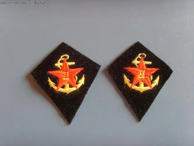 87式海军作训服领花