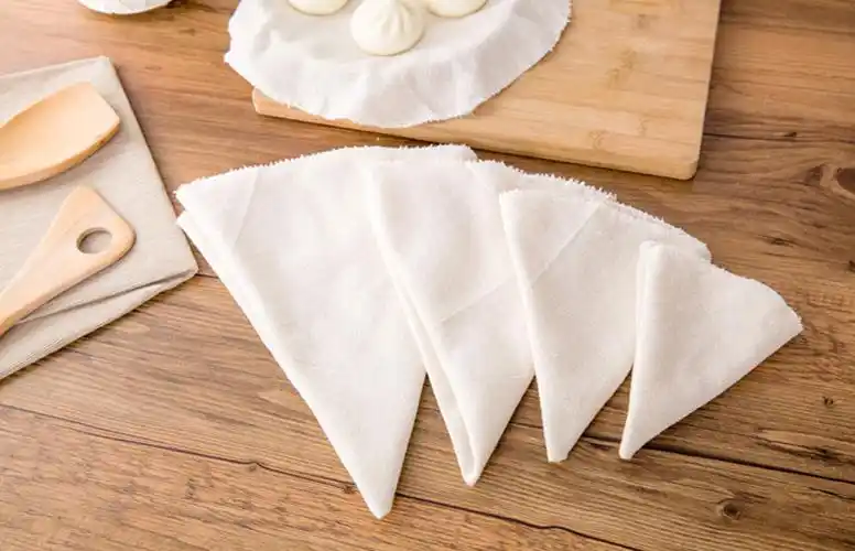 圆形包边不粘蒸笼布纯棉纱布蒸馒头包子蒸锅垫子蒸布1650cm2片试用装