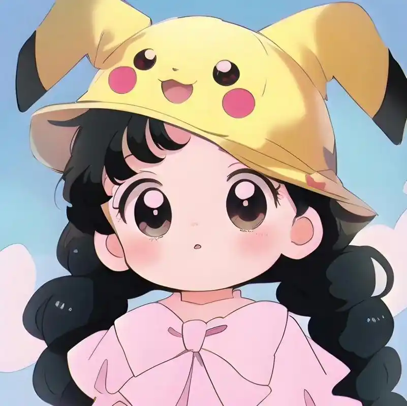 皮卡丘可爱女生头像!