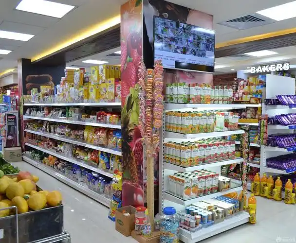 最新小型超市货架装修效果图片_设计456装修效果图