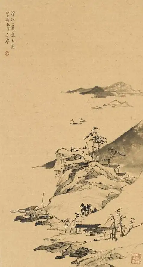 古代山水画古代山水画高清图片