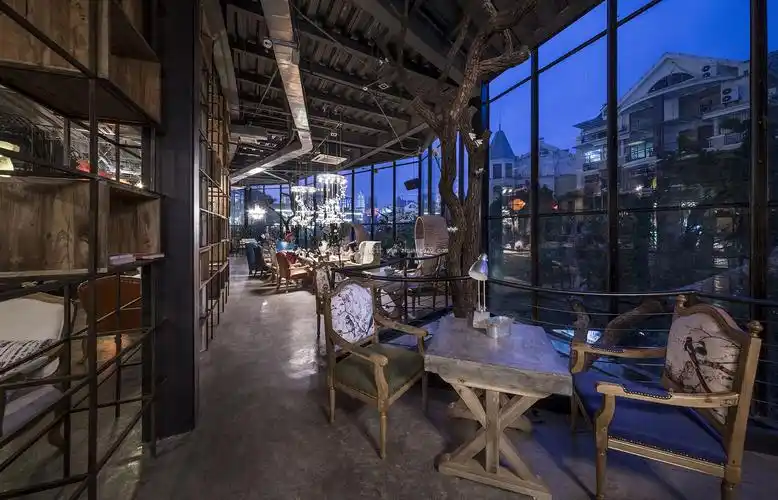 复古咖啡厅装潢效果图