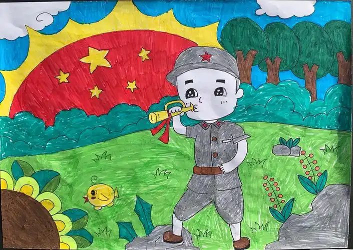 文罗苏维埃红军小学总校庆祝中华人民共和国成立70周年学生书画作品展