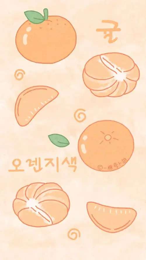 可爱水果平铺壁纸一颗萝卜胡