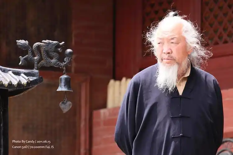 道骨仙风的白发老道