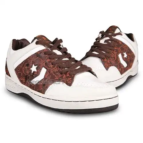 匡威男篮球鞋181u110025 白咖啡