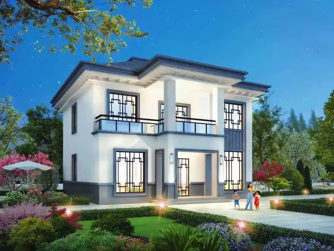 一眼的新中式别墅延续千年的美