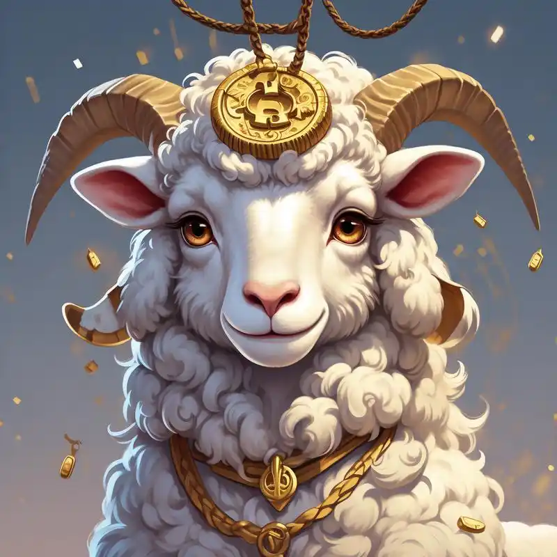 这组属羊发财卡通头像真的太可爱啦!