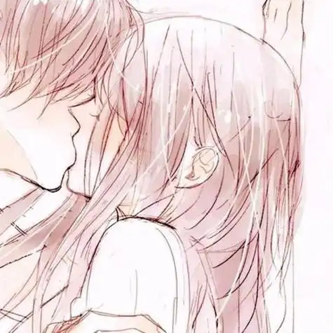 亲密情侣头像动漫