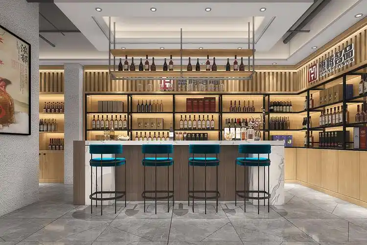 烟酒店一套|空间|家装设计|张美丽效果图 - 原创作品 - 站酷 (zcool)