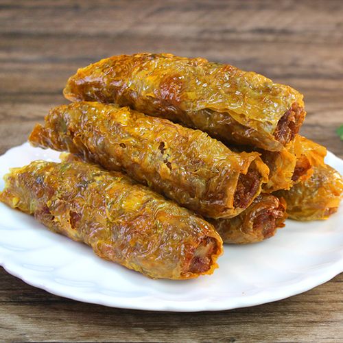 五香闽家鸡卷闽南风味450g酒楼酒店八闽福建猪肉类