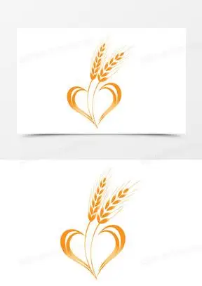 麦穗logo图片素材