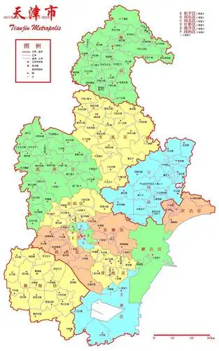 分乡镇行政区划图_天津地图_高清版_下载-政区地图