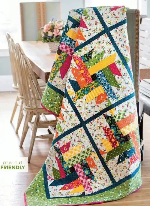 拼布教程166拼布被