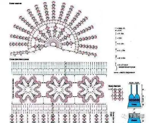 钩织精致的内衣 附图解