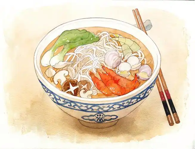 【小妖水彩】那些年一起画过的美食(二)