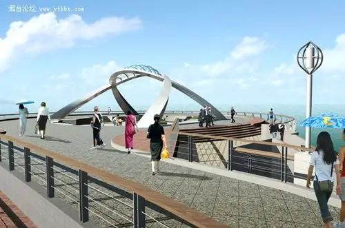 烟台天马栈桥效果图