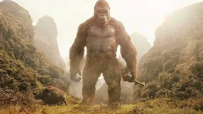 金刚骷髅岛:还好这妹子帮了水牛,不然她就倒霉了