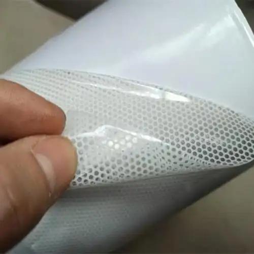 双面透视帖地铁车窗pvc膜doubleway vision全可移胶uv玻璃双透帖