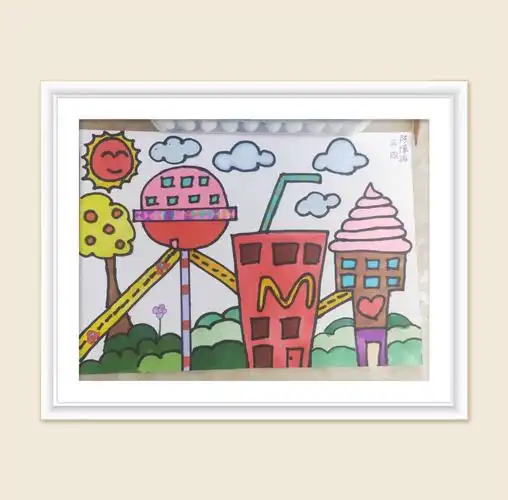 国昌实验学校【美术空中课堂】三年级《未来的建筑》作品展