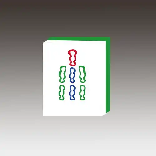 运用四川麻将中的七条进行变形,与伏特加酒瓶外观想结合.