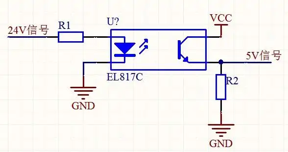 el817c光耦电路图